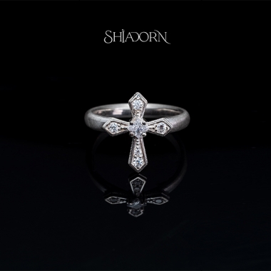 Crystal embellished ring 