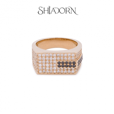 Diamond Signet 18k ring