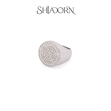 Diamond signet ring