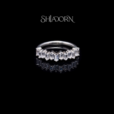 Half enternity ring