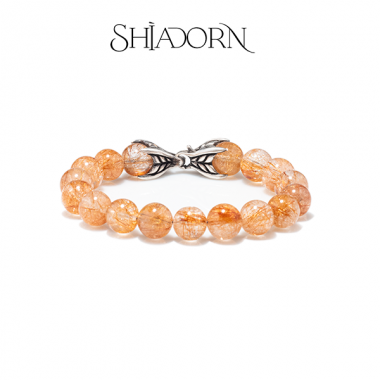 Spiritual beads Rutilated quartz