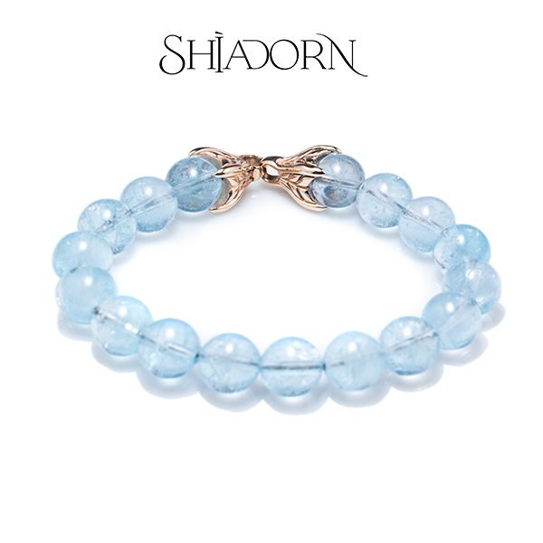 Spiritual beads Topaz quartz